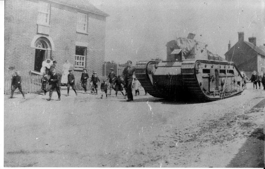 WW1 Tank Outside the White Hart